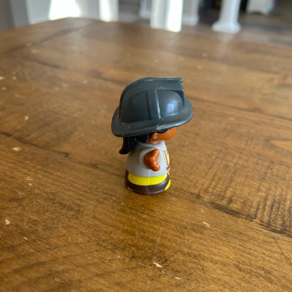 Fisher Price Little People firefighter girl as is